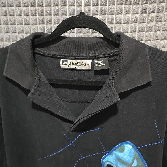 RARE Johnny Blaze Sweatshirt VTG Lg 90s Y2K Street Punk Hip Hop Skater Emo Goth - Picture 16 of 16